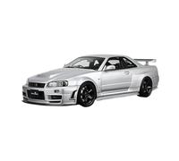 Modelo De Coche Vintage 1:18 para Nismo R34 GTR Z Tune Prototipo Modelo De Coche De Resina Colección De Aficionados Mostrar A Amigos Decoraciones De Mesa
