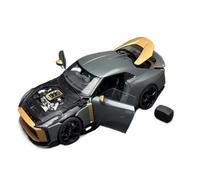 Modelo De Coche Vintage 1:18 para Nissan GT-R50 Modelo De Coche De Aleación Coleccionable Multicolor Adorno De Coche Fundido A Presión Decoraciones De Mesa(Gray)