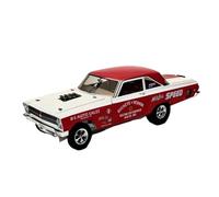 Modelo de Coche Vintage 1/18 para Plymouth AWB Mister Speed 1965 Modelo Coche De Juguete De Metal Modelo De Exhibición De Coleccionables Decoraciones de Mesa