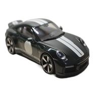 Modelo De Coche Vintage 1:18 para Porsche 911 (992) Sprot Classic Negro con Vehículo De Aleación Impreso para Novia Decoraciones De Mesa
