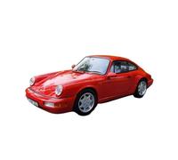 Modelo De Coche Vintage 1/18 para Porsche 911 Carrera4 Vehículo Realista Modelo Coche Aleación con Puerta Que Se Puede Abrir Multicolor Adornos Decoraciones De Mesa(Red)