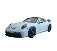 Modelo De Coche Vintage 1/18 para Porsche 911 GT3 2021 Modelo Coche Arma A Gran Escala Modelo Realista Vehículo De Aleación Favorito Los Adultos Decoraciones De Mesa(White)