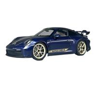 Modelo De Coche Vintage 1:18 para Porsche 911 GT3 2021 Modelo De Coche De Aleación Multicolor Modelo Sedán Coleccionable Modelo Raro Decoraciones De Mesa(Blue)
