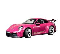 Modelo De Coche Vintage 1:18 para Porsche 911 GT3 2021 Modelo De Coche De Aleación Multicolor Modelo Sedán Coleccionable Modelo Raro Decoraciones De Mesa(Pink)
