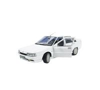 Modelo De Coche Vintage 1:18 para Renault 21 Turbo Mk1 Blanco 1988 Coche Aleación Blanco con Puertas Que Abren Pequeño Fundición A Presión Decoraciones De Mesa
