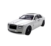 Modelo De Coche Vintage 1:18 para Rolls-Royce Ghost Multicolor Alloy Collectibles Vehículos Fundición A Presión Idea Juguete para Cumpleaños Decoraciones De Mesa(White)