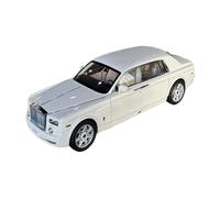 Modelo De Coche Vintage 1:18 para Rolls-Royce Phantom Edición Extendida Modelo De Simulación De Aleación Vehículos Coleccionables Decoraciones De Mesa(White)