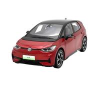 Modelo De Coche Vintage 1:18 para SAIC Volkswagen ID.3 ID3GTX Kit Versión Luz Roja SUV Aleación Coche Adornos De Metal Fundido A Presión Decoraciones De Mesa