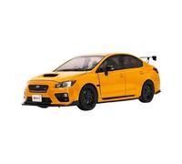 Modelo De Coche Vintage 1/18 para Subaru STI S207 2015 Coche Deportivo Naranja Moda Modelo De Coche Aleación Vehículo De Juego para Dormitorio Decoraciones De Mesa