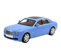 Modelo De Coche Vintage 1:18 Rolls-Royce Ghost - Modelo Coche Realista Aleación Azul Fundido A Presión Colección para Entusiastas del Motor Decoraciones De Mesa
