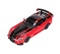 Modelo De Coche Vintage 1:24 para Dodge Viper SRT Viper Modelo Coche Aleación Rojo Y Negro Superdeportivo Coches Juguete Ideas Decoración Decoraciones De Mesa