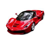 Modelo De Coche Vintage 1:24 para El Coche Deportivo Ferrari LaFerrari, Modelo Aleación Realista Dos Colores Coche Juguete para El Mejor Amigo Decoraciones De Mesa(Red)