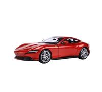 Modelo De Coche Vintage 1:24 para Ferrari Roma Rojo Superdeportivo Moda Modelo De Coche De Juguete De Aleación Fundición A Presión Decoraciones De Mesa