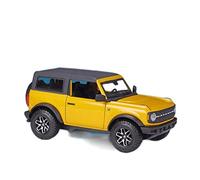 Modelo De Coche Vintage 1 24 para Ford 2021 Bronco Badlands Vehículo Todoterreno Simulación Aleación Modelo De Coche Regalo De Exhibición Decoraciones De Mesa(Yellow)