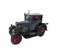 Modelo De Coche Vintage 1:24 para Lanz Eibulldog Mit Kabine Simulación Resina Modelo De Coche Juguetes Decoración Mostrar Y Ver Decoraciones De Mesa(Black)