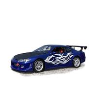 Modelo De Coche Vintage 1 24 para Nissan Silvia S15 Aleación Modelo Coche Fundido A Presión Versión Modificada Modelo Coche De Metal Decoraciones De Mesa(Azul)
