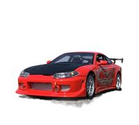 Modelo De Coche Vintage 1 24 para Nissan Silvia S15 Aleación Modelo Coche Fundido A Presión Versión Modificada Modelo Coche De Metal Decoraciones De Mesa(Rojo)
