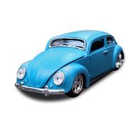 Modelo De Coche Vintage 1:24 para Volkswagen Beetle Modelo De Coche Aleación Azul Juguete para Amigos Regalo De Cumpleaños del Día San Valentín Decoraciones De Mesa