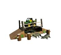 Modelo De Coche Vintage 1/32 para El Modelo De Vehículo Simulación Escena Gator del Camión con Canasta De John Deere Juguetes para Coleccionar Y Decoraciones De Mesa
