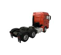 Modelo De Coche Vintage 1:36 para El Modelo Camión Sitrak Shandeka C7H Modelo Coche Rojo Aleación Cabeza Remolque Simulación Juguete Fundido Decoraciones De Mesa