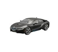 Modelo De Coche Vintage 1:43 BMW I8 2014 Superdeportivo Híbrido Aleación Negra Modelo De Metal Fundido A Presión Juguete Decoración del Hogar Decoraciones De Mesa