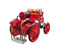 Modelo De Coche Vintage 1/43 para 1900 Pompe Automobile Eletrique Antiguo Modelo De Camión De Bomberos Vintage Colección Aficionados Decoraciones De Mesa