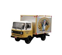 Modelo de Coche Vintage 1:43 para AGRALE TX1100 Camión Minivan Modelo Coche Aleación Juguete Die Cast Colección para Adultos Vehículos Amarillos Decoraciones de Mesa