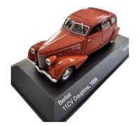 Modelo de Coche Vintage 1:43 para Berliet 11cv Dauphine 1939 Modelo Coche Decorativo Aleación Colección Recuerdos Estática para El Hogar Decoraciones de Mesa