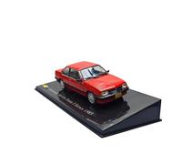 Modelo De Coche Vintage 1:43 para Chevrolet Monza Serie 1 Sedán 1985 Aleación Roja Sedán Estático Metal Decoración Artesanías para El Hogar Decoraciones De Mesa