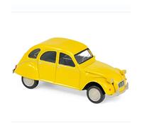 Modelo De Coche Vintage 1 43 para Citroen 2CV Coche Retro De Aleación Modelo Coche Simulación Coleccionables para Adultos Exhibición Recuerdo Decoraciones De Mesa(Yellow)