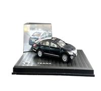 Modelo De Coche Vintage 1:43 para Dongfeng Nissan 2013 Teana Modelo Antiguo Aleación Mini Coche Colección Fundición A Presión con Adornos Negros Decoraciones De Mesa
