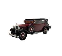 Modelo De Coche Vintage 1:43 para El Modelo Automóvil Aleación Rolls-Royce Phantom IV + S860 con Techo Negro Y Techo Rojo Sedán Retro Decorado Decoraciones De Mesa(Red A)