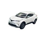 Modelo De Coche Vintage 1:43 para El Modelo Automóvil Aleación Toyota Izoa Adornos Metálicos Multicolores para Vehículos Sedán A Pequeña Escala Decoraciones De Mesa(White)
