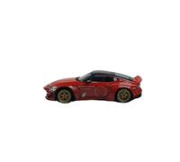 Modelo De Coche Vintage 1:43 para El Modelo De Auto Deportivo Rojo Nissan 400Z Rocket Bunny Adornos De Metal De Moda para Amigos Decoraciones De Mesa