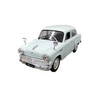 Modelo De Coche Vintage 1/43 para El Moscow Man 403 Azul Claro Estilo Vintage Sedán Modelo De Coche De Aleación Decoración Interior Decoraciones De Mesa