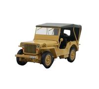 Modelo De Coche Vintage 1:43 para El Primer Jeep Willys MB Jeep Modelo Coche Aleación Metal Fundido A Presión Adornos Exhibición del Vehículo Decoraciones De Mesa