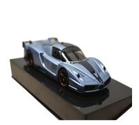 Modelo De Coche Vintage 1:43 para Ferrari FXX Modelo Coche Deportivo Aleación con Franjas Negras Azules Y Plateadas para Exhibición Y Colección Decoraciones De Mesa