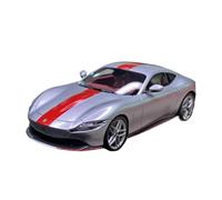 Modelo De Coche Vintage 1:43 para Ferrari Roma Modelo De Coche De Resina Edición Especial Interior Rojo Ruedas Plateadas Colección Exclusiva Decoraciones De Mesa