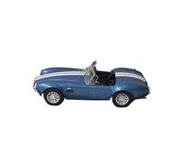 Modelo De Coche Vintage 1/43 para Ford Shelby Cobra 427 1965 Roadster Modelo Azul Mini Vehículo De Aleación Decoración De Oficina Retro Decoraciones De Mesa