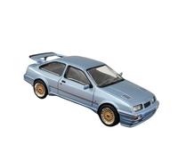 Modelo De Coche Vintage 1/43 para Ford Sierra RS Cosworth 1987 Modelo Coche Fundido A Presión Azul Coche Deportivo Juguete Obra De Arte Adorno Decoraciones De Mesa