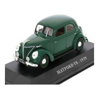 Modelo De Coche Vintage 1:43 para Matford V8 1939 Modelo Coche Aleación Coches Antiguos Vehículos Antiguos Verdes Colocación Exhibición Oficina Decoraciones De Mesa