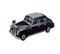Modelo De Coche Vintage 1 43 para Mercedes Benz 300B W186 III 1955 Vehículo De Aleación RARA Negra para Adultos Y Amantes Los Automóviles Decoraciones De Mesa