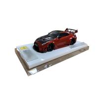 Modelo De Coche Vintage 1:43 para Nissan GTR R35 35GT-RR Aleación Roja Modelo De Coche Colección Superdeportivo Modelo Juguete De Viaje Decoraciones De Mesa