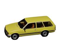 Modelo De Coche Vintage 1:43 para Opel Rekord E Caravan 1977-1982 Coche De Aleación Amarillo Estilo Retro Modelo Sedán Clásico Decoraciones De Mesa