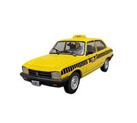Modelo De Coche Vintage 1/43 para Peugeot 504 SL Taxi Córdoba 1999 Modelo Taxi Aleación No Se Puede Abrir La Puerta Estante Exhibición Decoraciones De Mesa