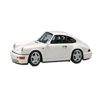 Modelo De Coche Vintage 1:43 para Porsche 911 964 Carrera RS Club Sport 1992 Modelo De Sedán A Escala De Aleación con Adornos De Metal Decoraciones De Mesa(White)