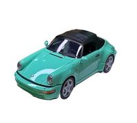 Modelo De Coche Vintage 1:43 para Porsche 911 964 Speedster Turbo Look 1993 VM166 Modelo De Resina Coche Estático Multicolor Decoraciones De Mesa(Green)
