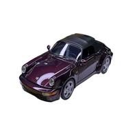 Modelo De Coche Vintage 1:43 para Porsche 911 964 Speedster Turbo Look 1993 VM166 Modelo De Resina Coche Estático Multicolor Decoraciones De Mesa(Purple)
