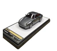 Modelo De Coche Vintage 1:43 para Porsche 911 993 Carrera 4 VM145 1995 Sedán De Resina Gris Exhibición Estática Realista del Coche Decoraciones De Mesa