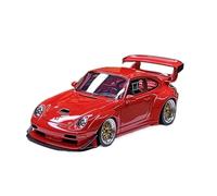 Modelo De Coche Vintage 1:43 para Porsche 911 993 GT2 EVO 1998 Modelo Coche De Resina Rojo Auto Deportivo Coleccionable Exhibición Cumpleaños Decoraciones De Mesa
